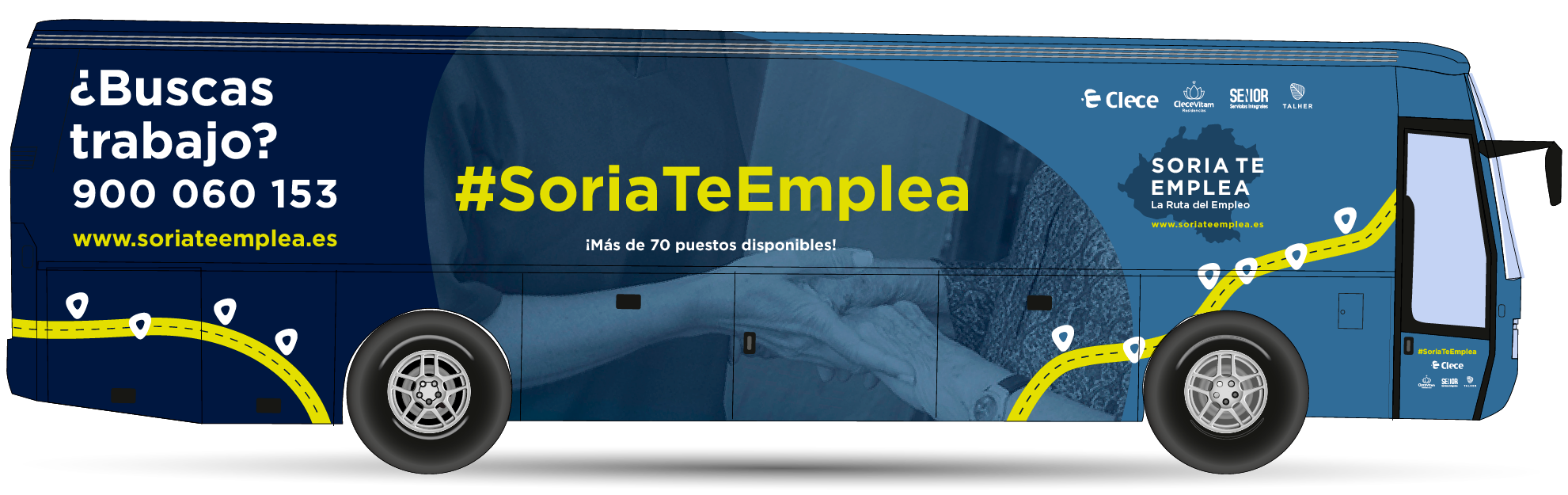 Autobús Soria te Emplea